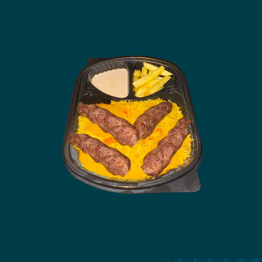 وجبة أرز مشاوي