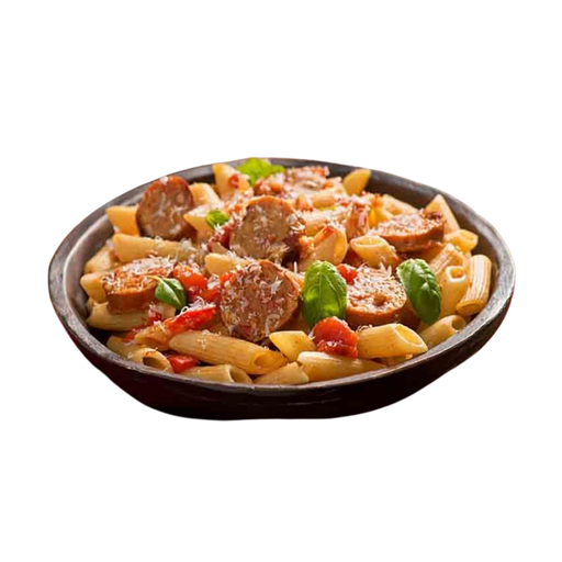 مكرونة بالسجق البلدي
